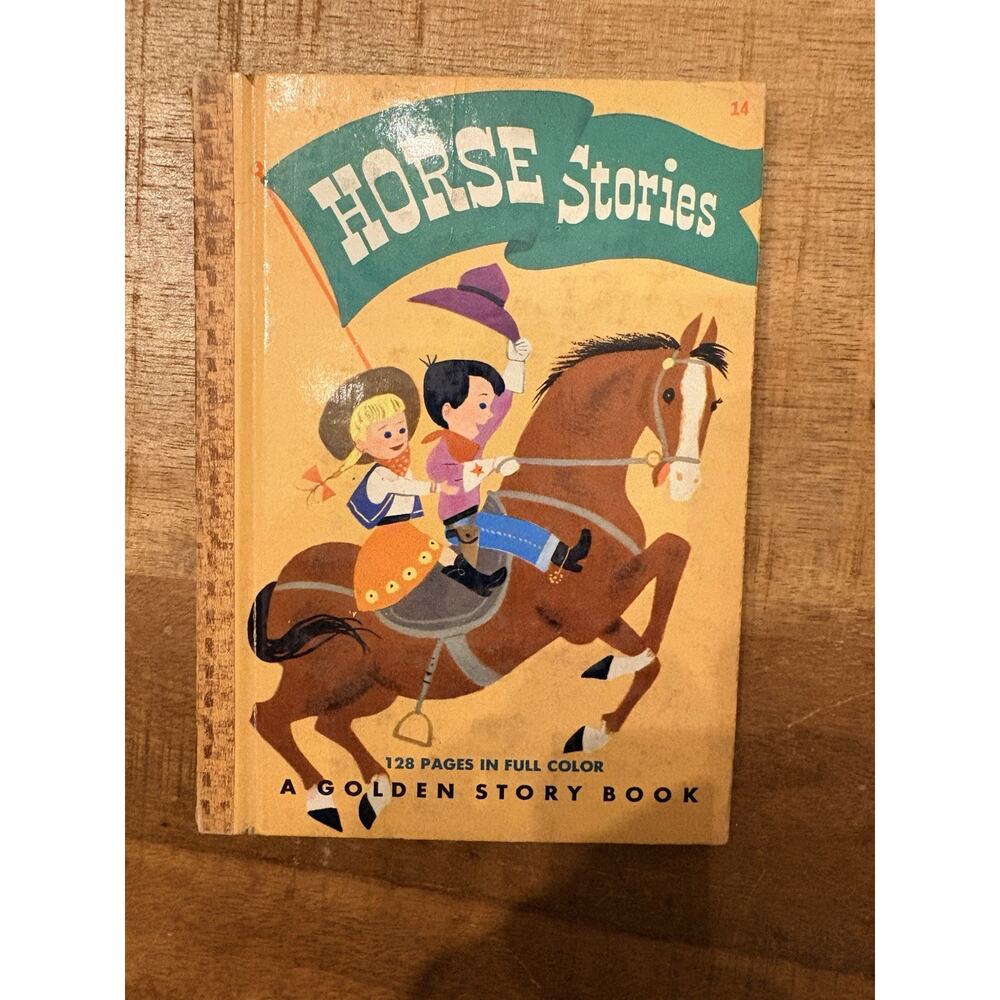 Horse Stories A Little Golden Book Simon Schuster 1950 Vintage Jack Bechdolt